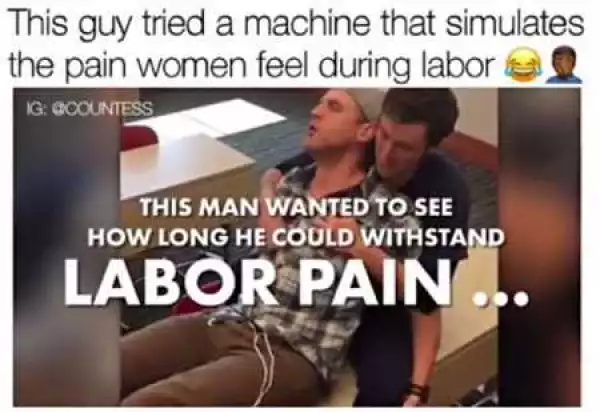 This Man Wanted to Taste the Pain Women Feel During Childbirth With a Simulator...and This Happened to Him (Video)